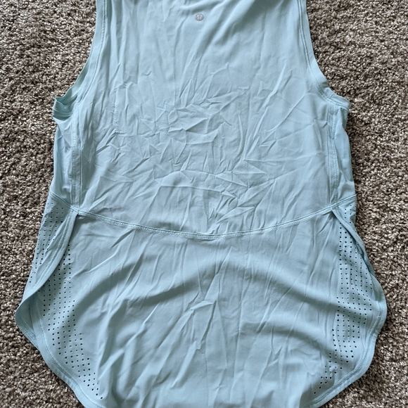 Lululemon High Neck Split Hem Run Tank - Picture 5 of 8